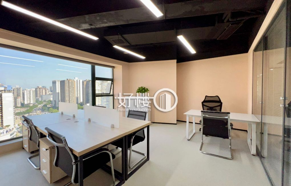 联合办公丨靠窗6人间出租丨一价全包，享多重服务写字楼|办公室出租|租赁/租金/图片