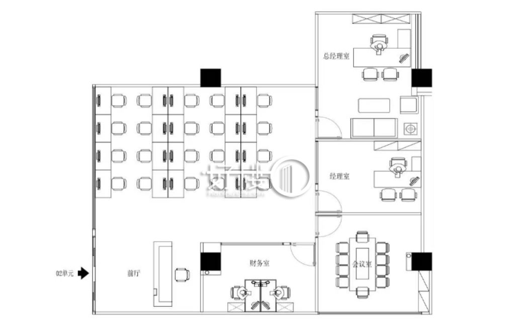 凤凰座A座写字楼|办公室出租|租赁/租金/图片