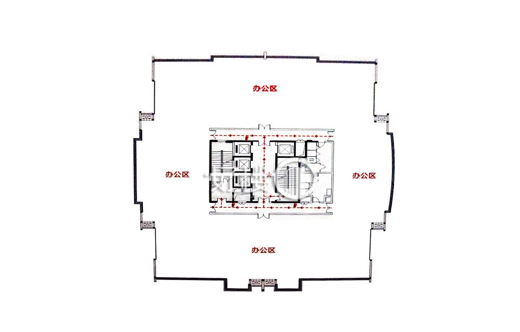 双子座A座写字楼|办公室出租|租赁/租金/图片