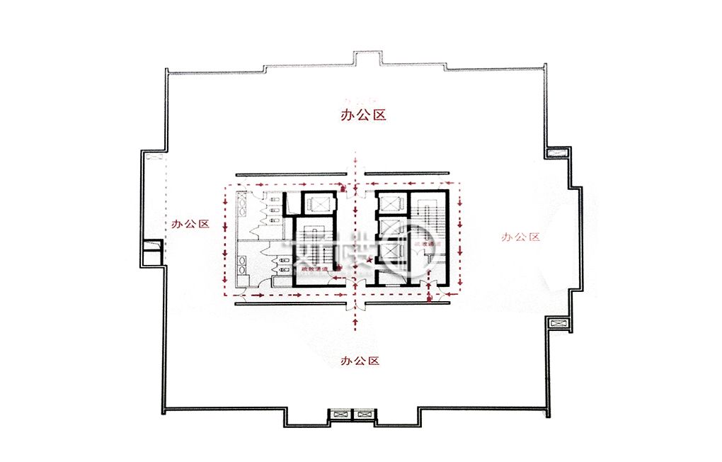 双子座B座写字楼|办公室出租|租赁/租金/图片