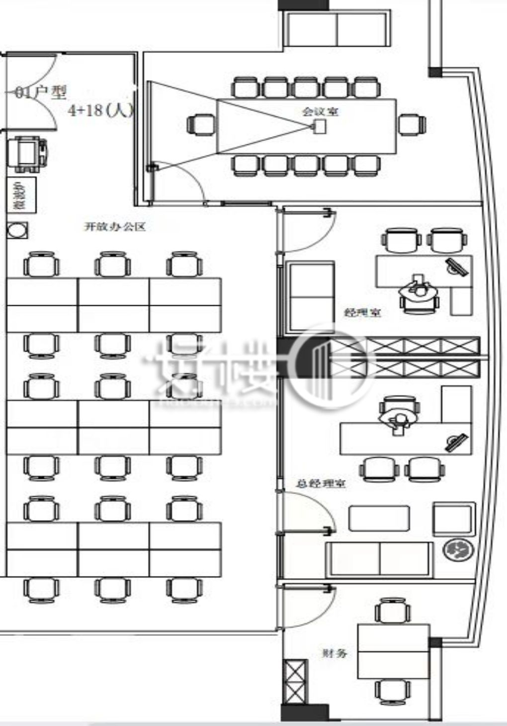 双子座A座写字楼|办公室出租|租赁/租金/图片