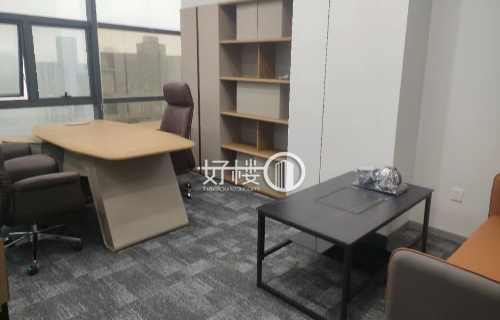冉家坝三轻轨出口龙湖国际精装办公室现房出租写字楼|办公室出租|租赁/租金/图片