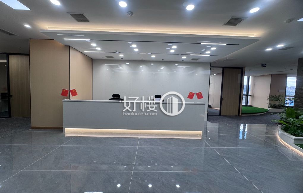 电梯口动静分区 精装带家具交付 金沙天街龙湖光年 写字楼|办公室出租|租赁/租金/图片