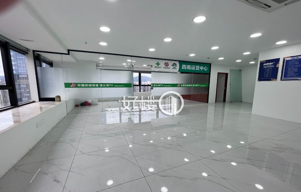 端头户型双面采光 沙坪坝龙湖光年精装修带家具办公室写字楼|办公室出租|租赁/租金/图片