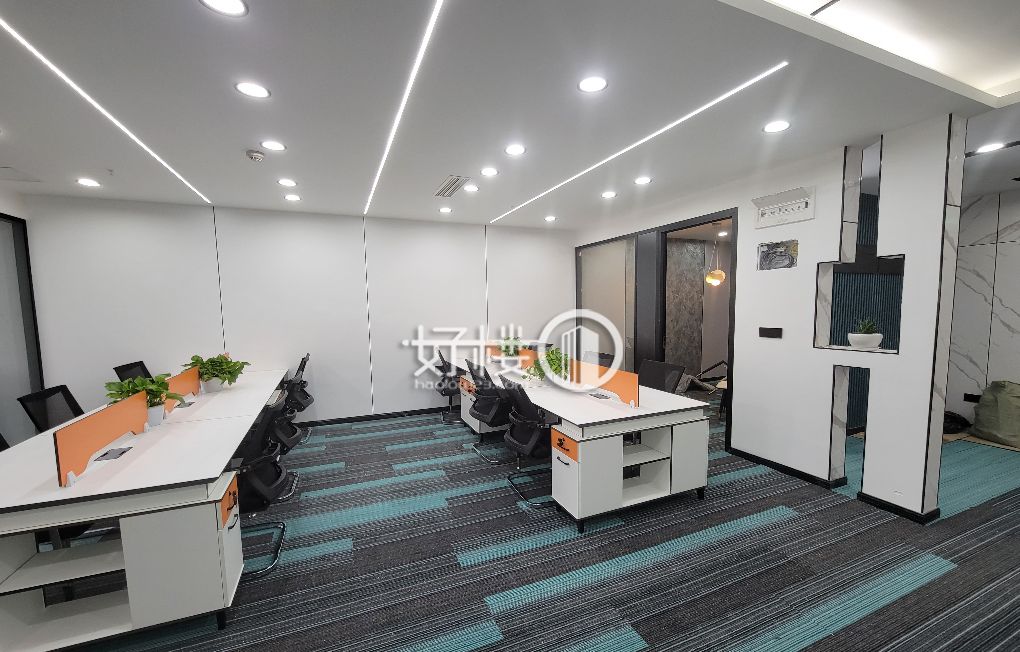 沙坪坝三轻轨口龙湖光年 精装带一体式办公家具m²写字楼|办公室出租|租赁/租金/图片