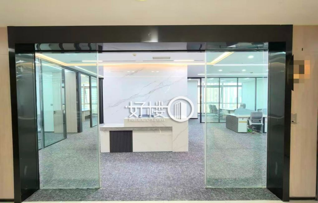 红旗河沟 龙湖新壹街精装修电梯口带家具出租写字楼|办公室出租|租赁/租金/图片