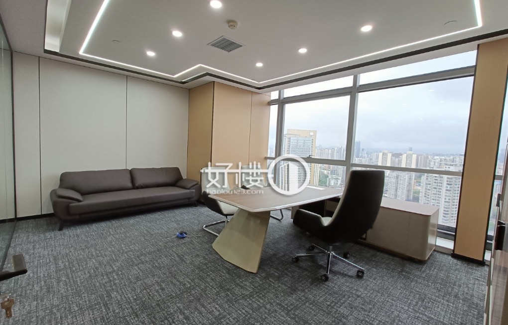 红旗河沟双轻轨 龙湖新壹街精装修带家具出租m²写字楼|办公室出租|租赁/租金/图片