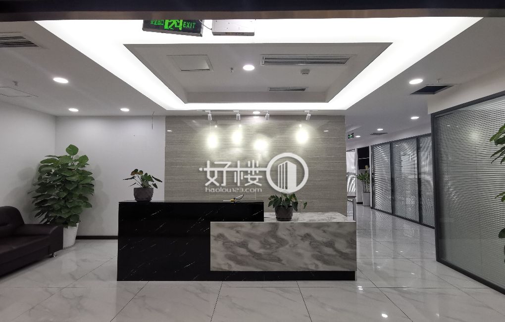 渝中区大坪成熟商圈龙湖时代天街精装办公室租双面采光m²写字楼|办公室出租|租赁/租金/图片