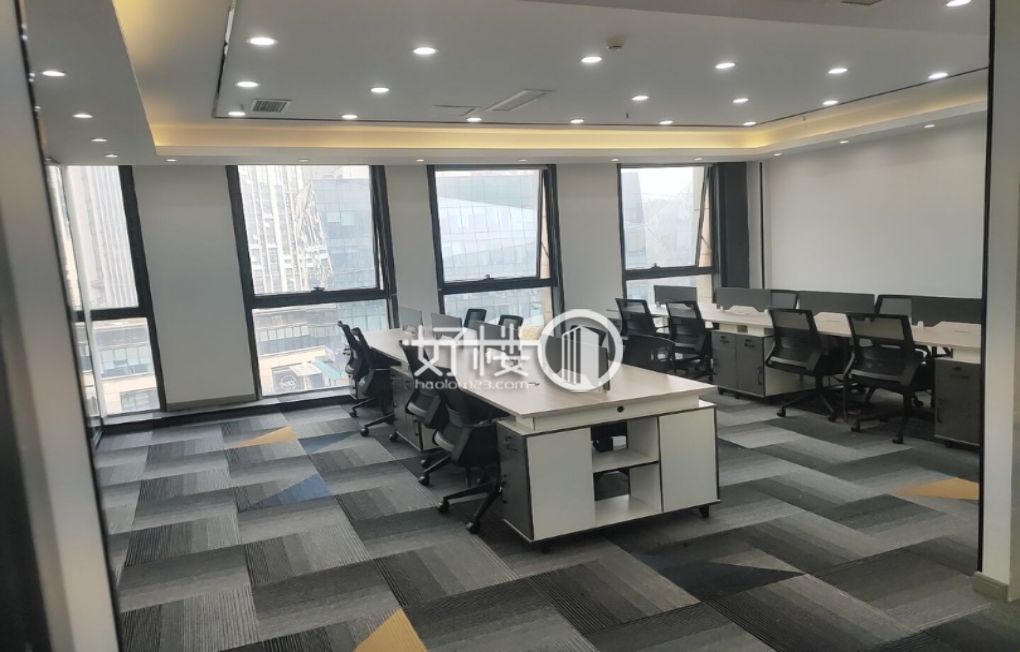 大坪石油路丨龙湖时代天街3个办公室丨精装带家具m²写字楼|办公室出租|租赁/租金/图片