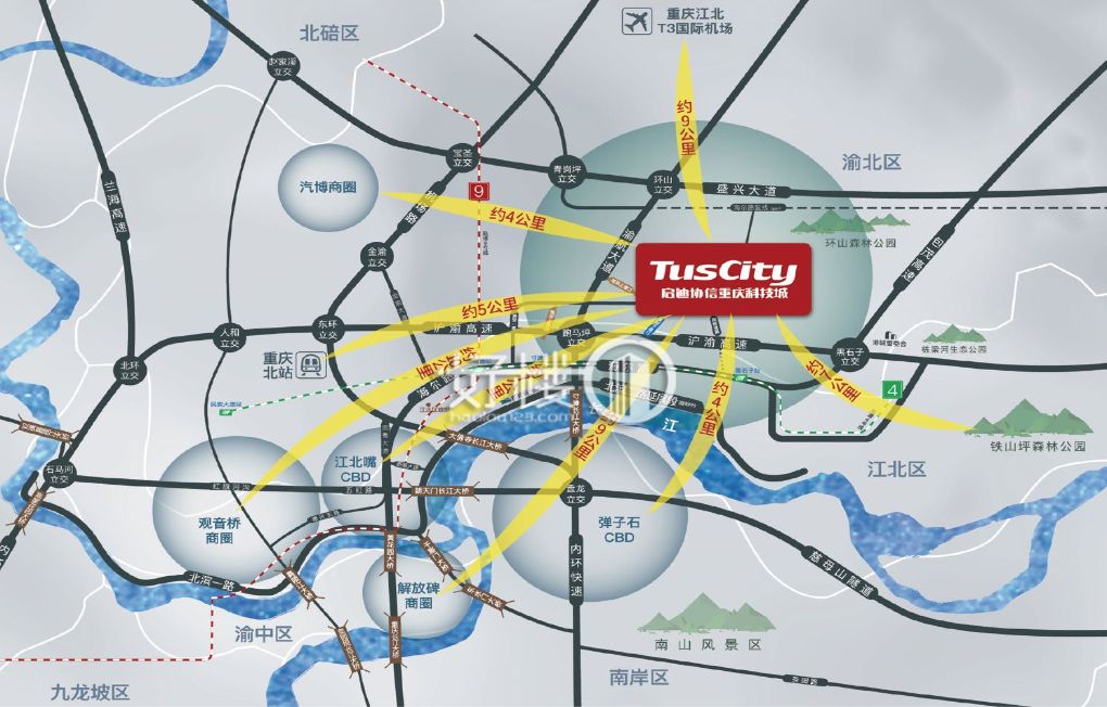 启迪协信重庆科技城6号地块3号楼3单元写字楼|办公室出售|租赁/租金/图片
