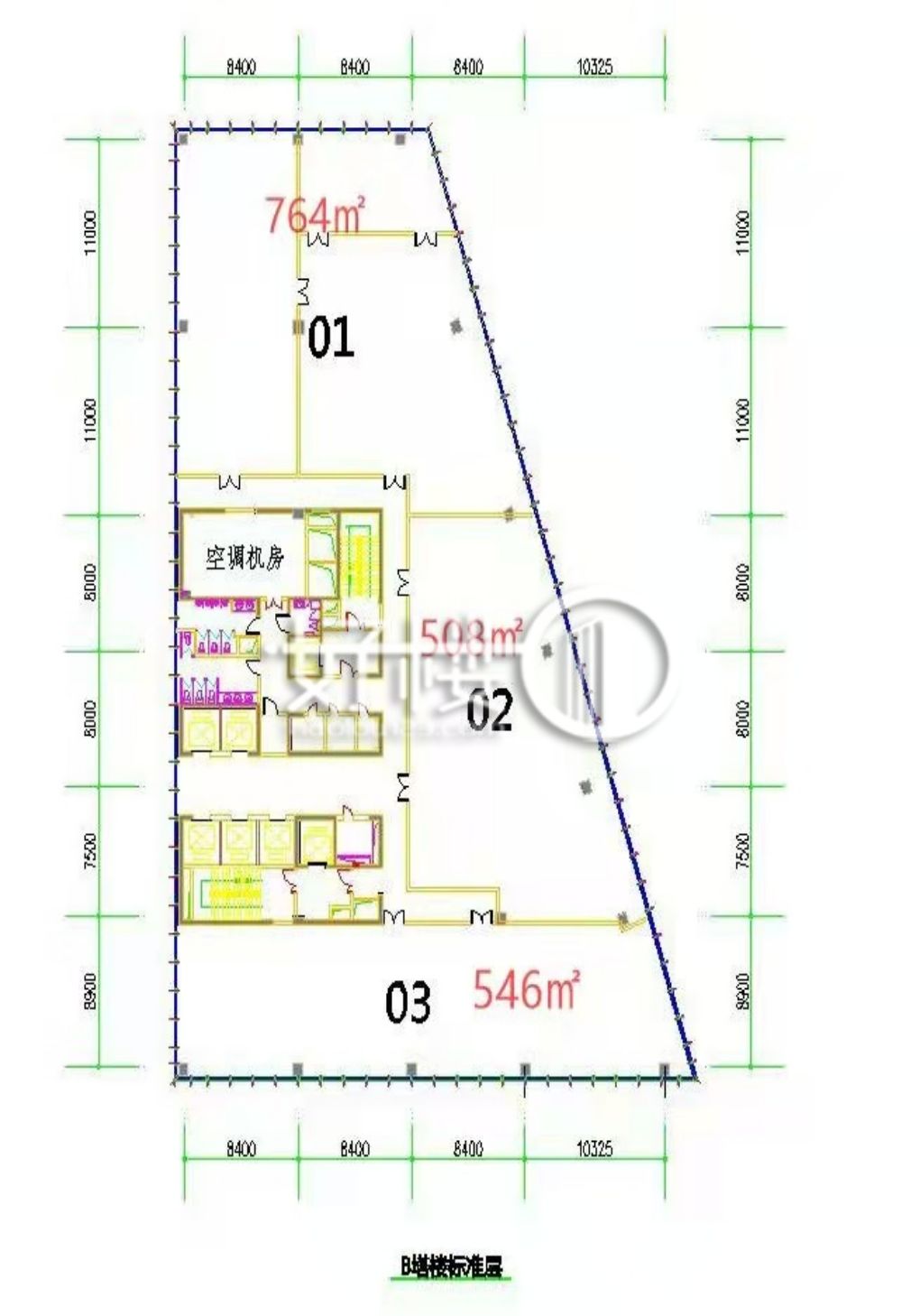 国华金融中心B栋写字楼|办公室出租|租赁/租金/图片