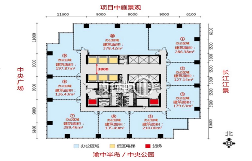 国金中心T6栋写字楼|办公室出租|租赁/租金/图片