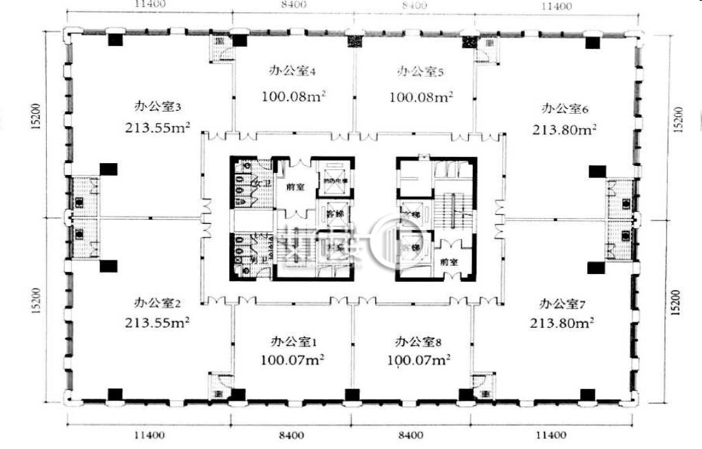 重庆总部城D区1栋写字楼|办公室出售|租赁/租金/图片