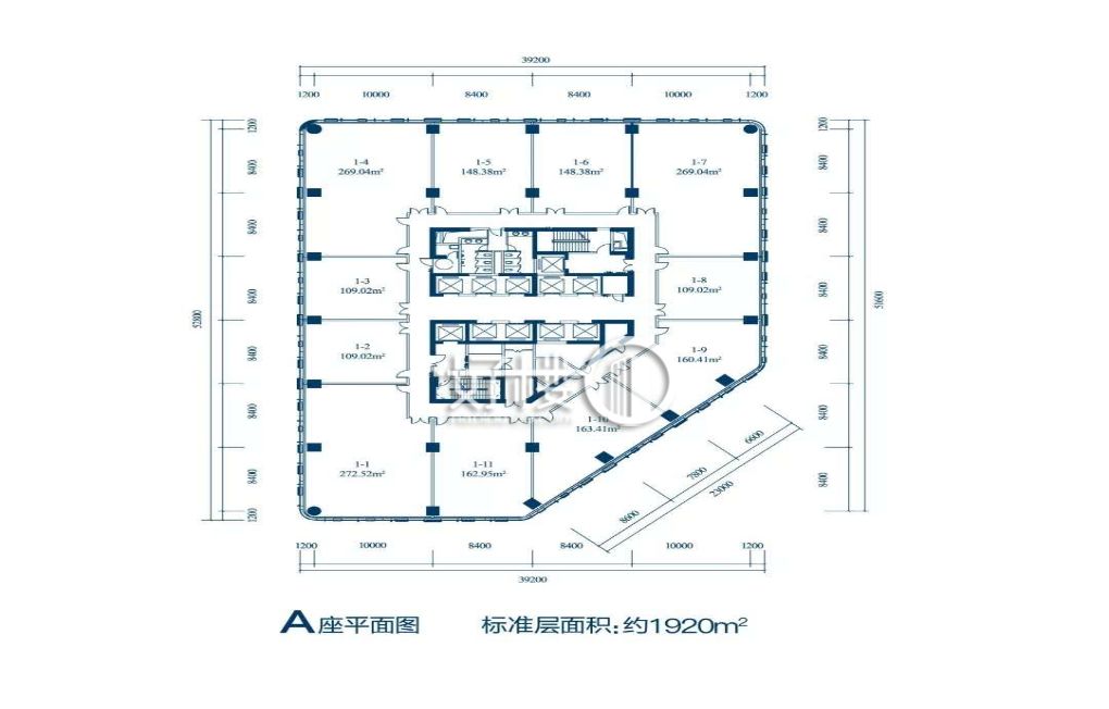 金融街融景中心A座写字楼|办公室出售|租赁/租金/图片