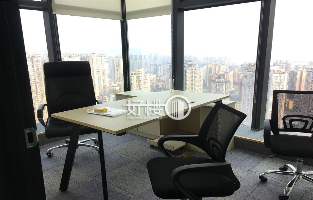 大坪轻轨站旁英利国际广场精装修办公室出租带家具m²写字楼|办公室出租|租赁/租金/图片