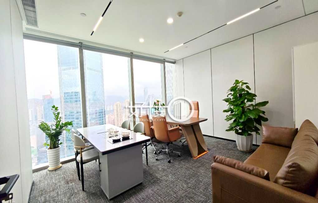 兩江新區(qū)江北嘴金融城寫(xiě)字樓出租，豪華裝修全落地窗拎包入住